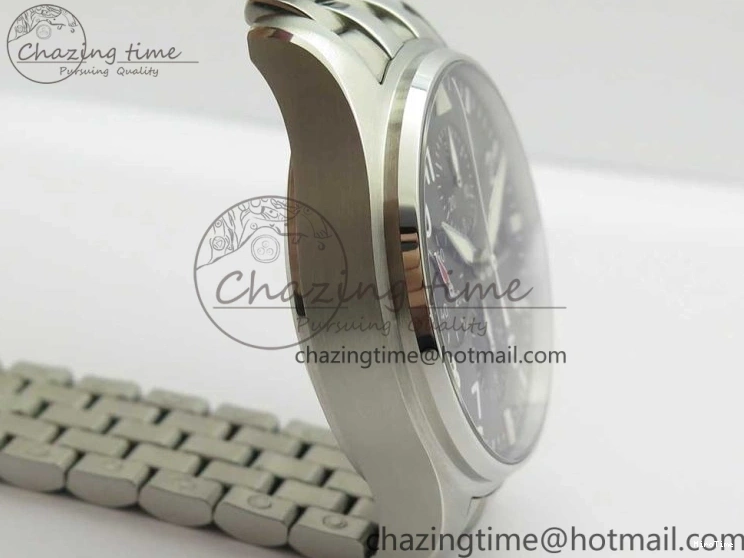 MIROTIME 0824 Stretchable Pilot Chrono 2016 IW377719 ZF 1:1 Best Edition Gray Dial on SS Bracelet A 7135